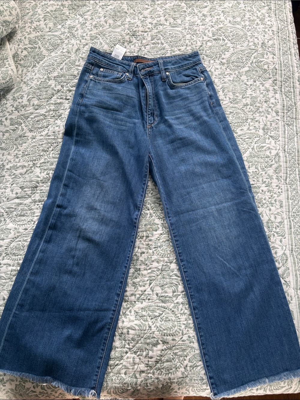 Joe's Jeans Wide-Leg Denim in Deep Blue